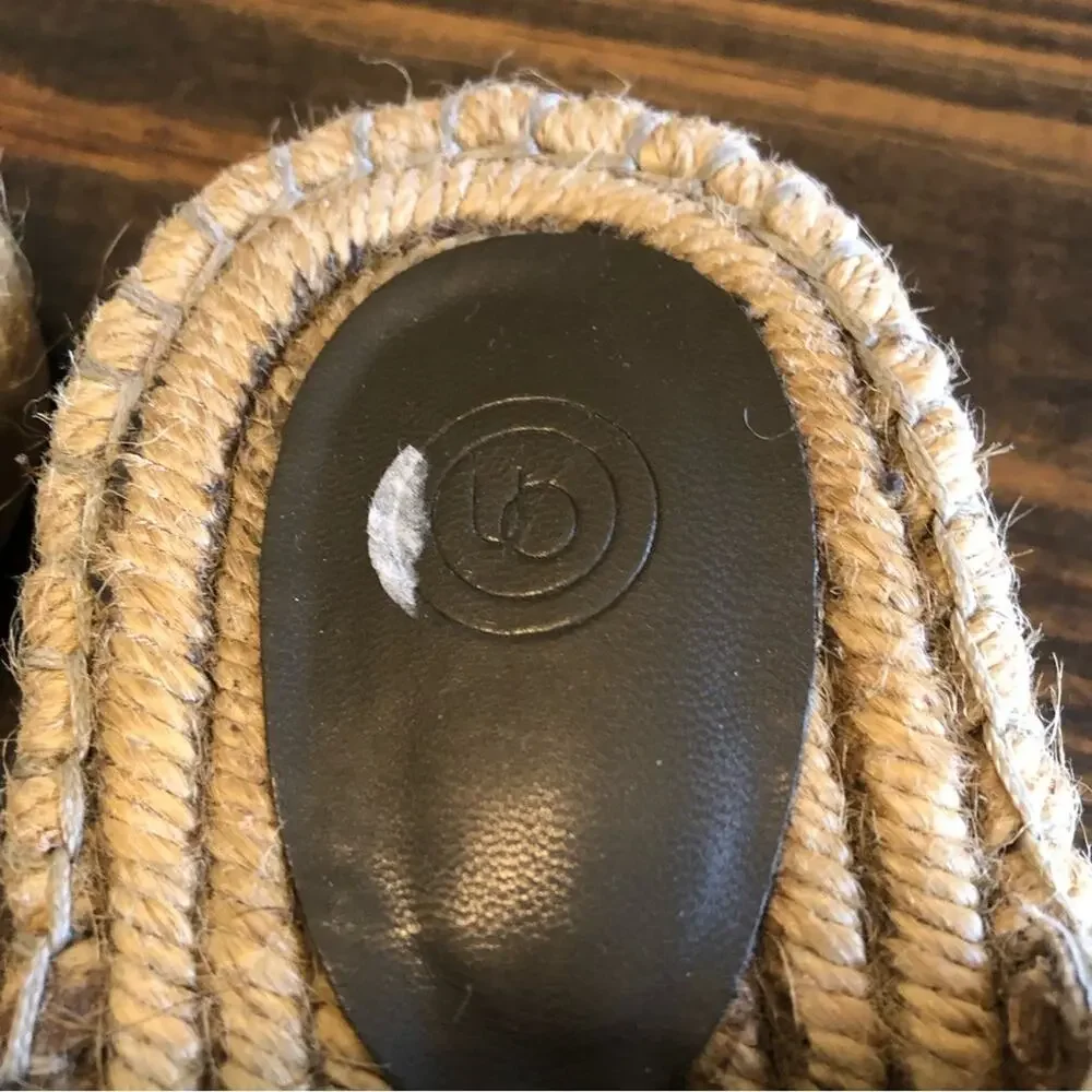Urban Outfitters Platform Espadrille Slide Sandals Women’s Size 7 Boho Festival